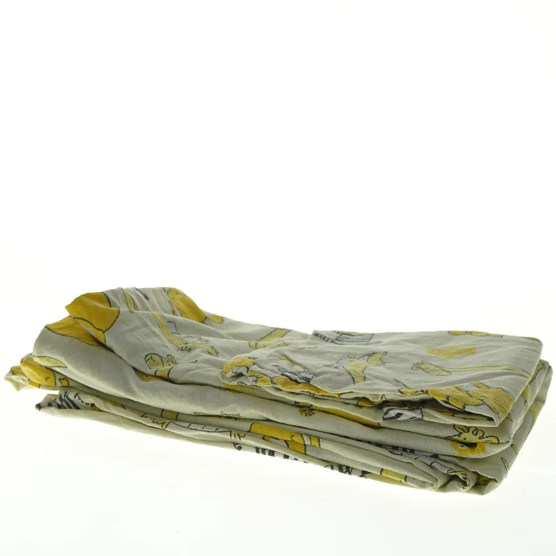 Barnesengesæt med dyremønster (str. 85 x 130 cm)