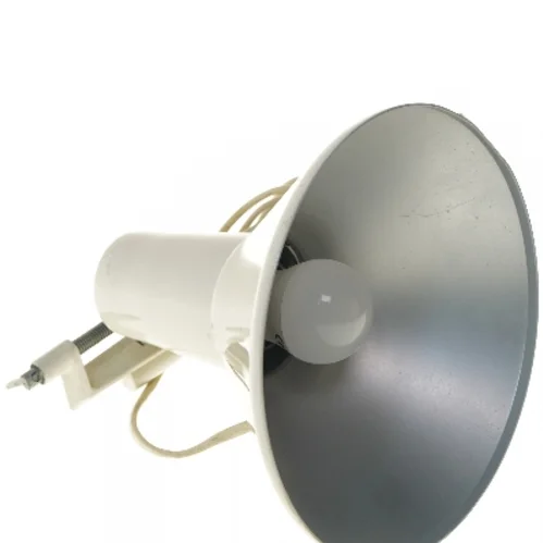 Hvid retro bordlampe (str. 60 cm)