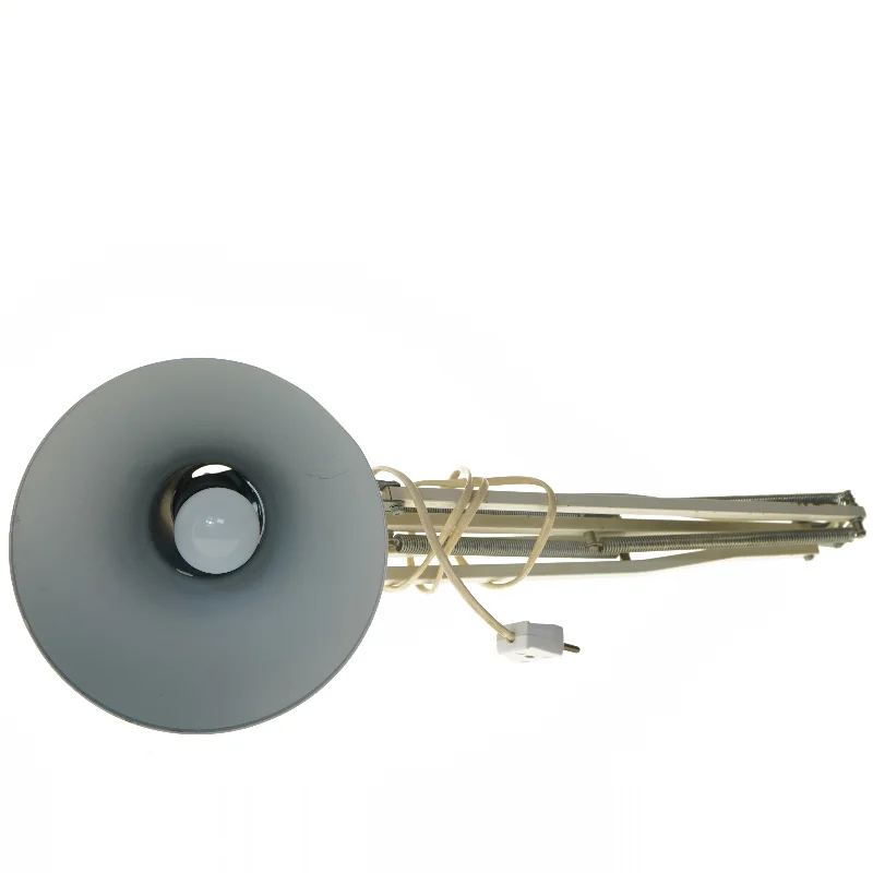 Hvid retro bordlampe (str. 60 cm)