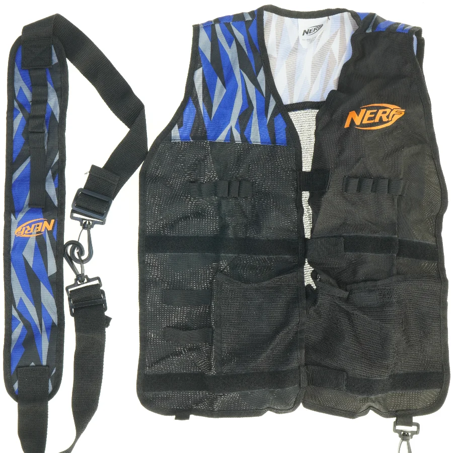 Nerf gear med vest og Rygsæk fra Nerf (str. 38 cm)