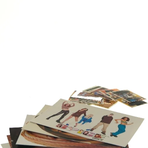 Sæt med postkort og samlekort, Spice Girls (str. 20,5x13,5 cm)