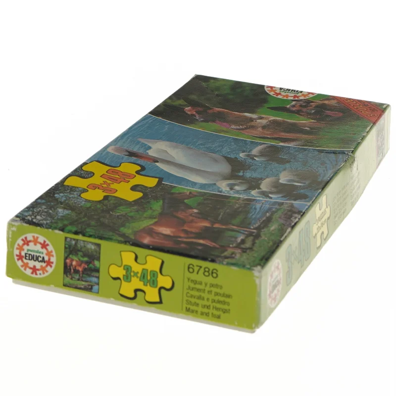 3x48 brikker puslespil fra Educa (str. 48 brikker, 3 styk cm)