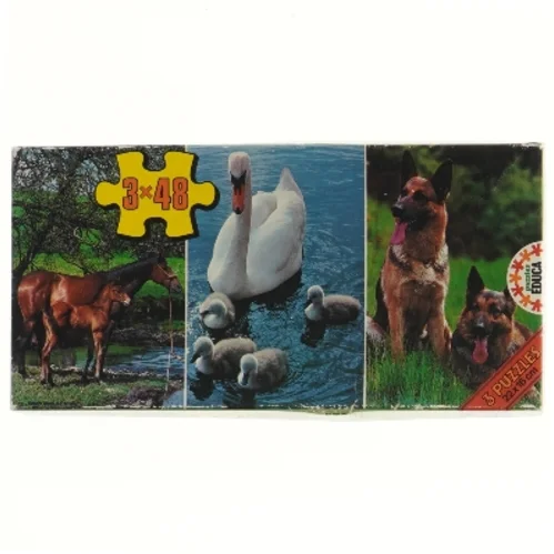 3x48 brikker puslespil fra Educa (str. 48 brikker, 3 styk cm)