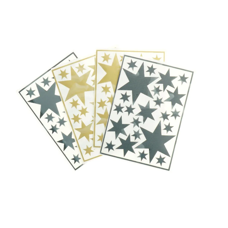 Klistermærker med stjerner (str. 21,5 x 15 cm)