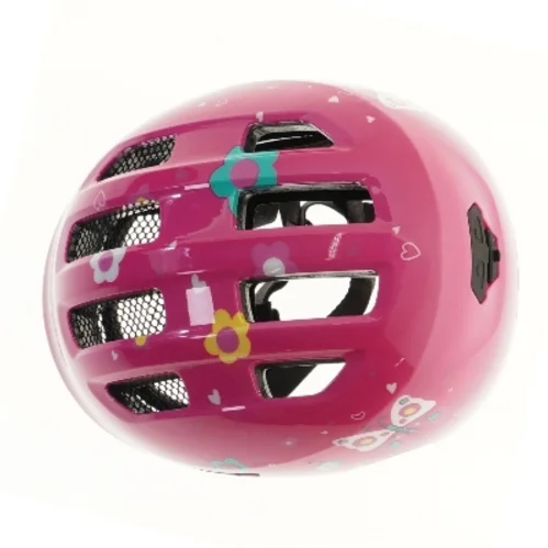 Børnehjelm med blomsterdesign fra Abus (str. størrelse 50-55 cm, ø 19 cm)