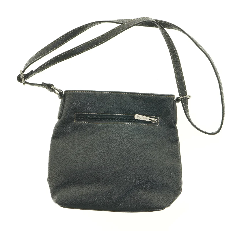 Sort skuldertaske fra Jenny Fairy (str. 28 x 25 x 7 cm)