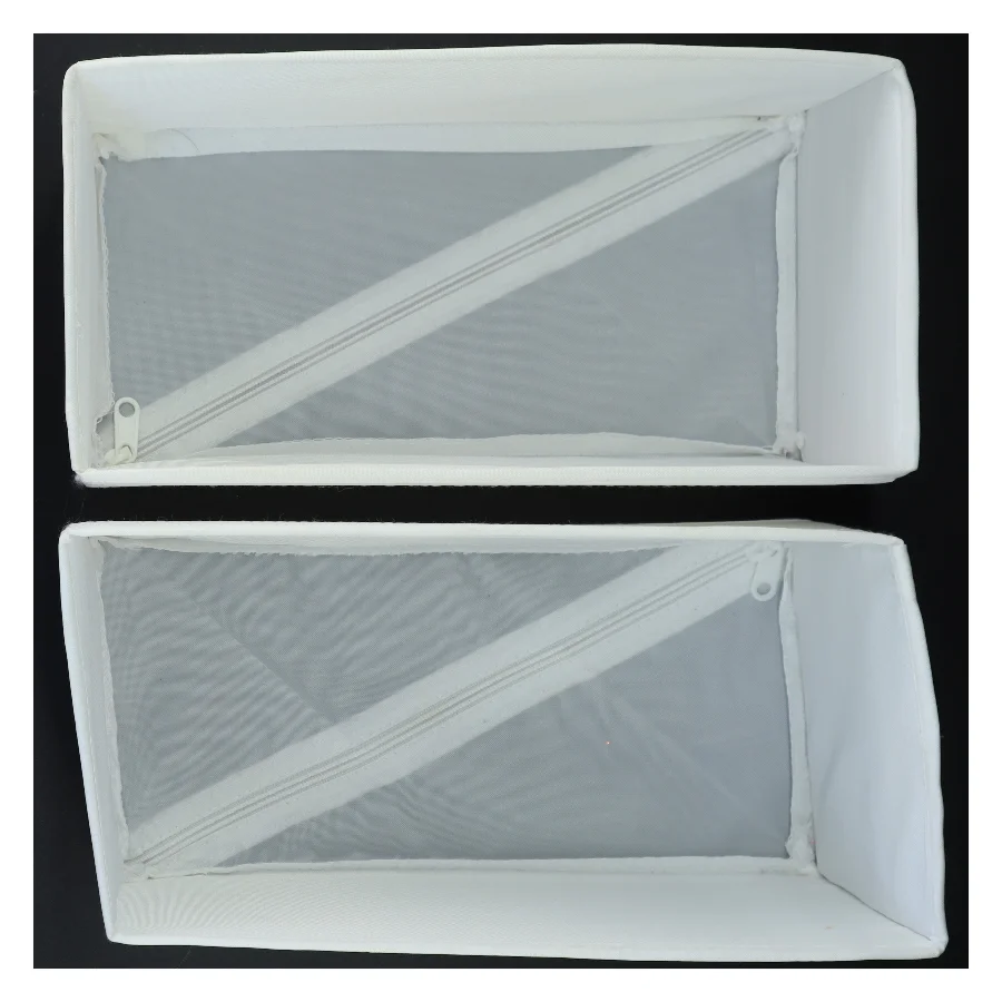 Sammenklappelige opbevaringskasser fra IKEA (str. 3 kasser af 28 x 28 x 13 cm og 2 kasser af 28 x 14 x 13 cm)