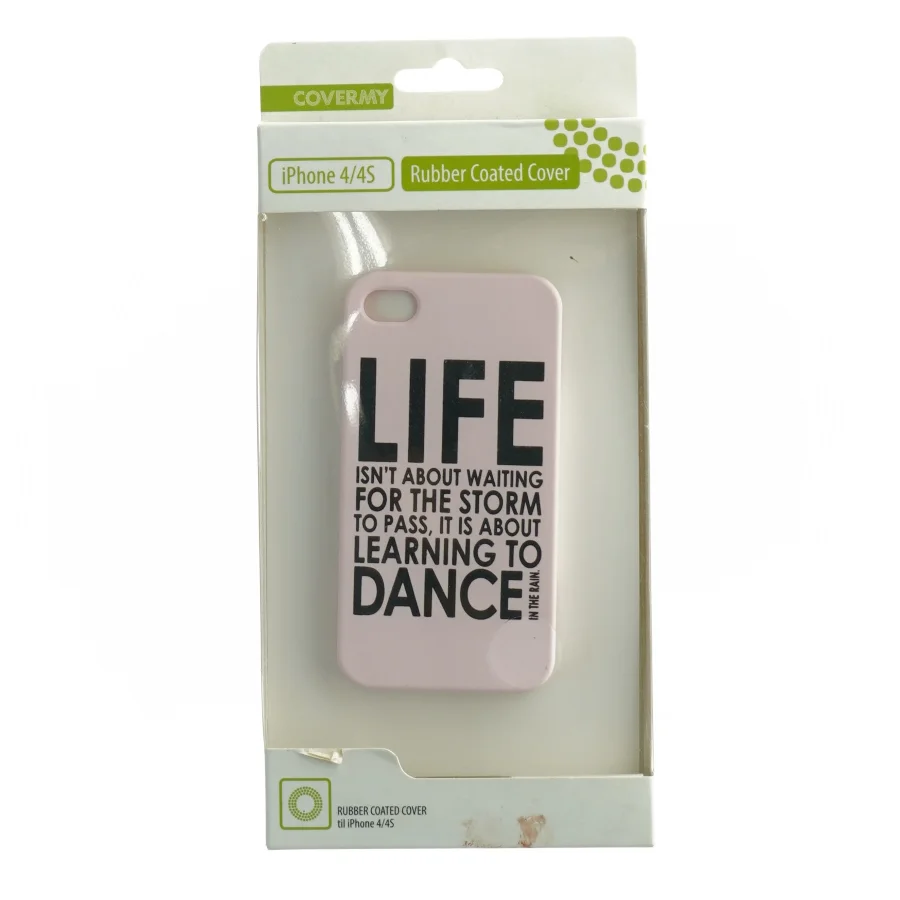 iPhone 4/4S Gummibelagt Cover fra Covermy (str. Kasse, 22,5 x 11 cm)