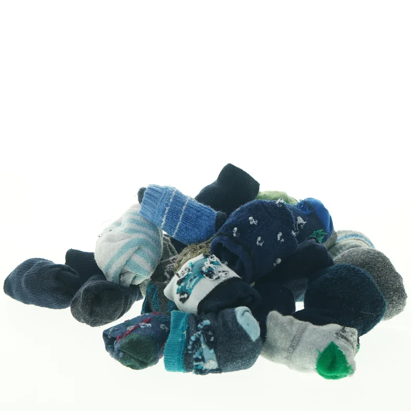 Blandede børnesokker (str. Fodlængde 9 cm)