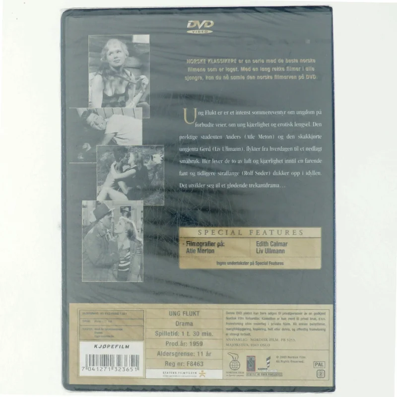 Ung Flukt (DVD - Norsk)