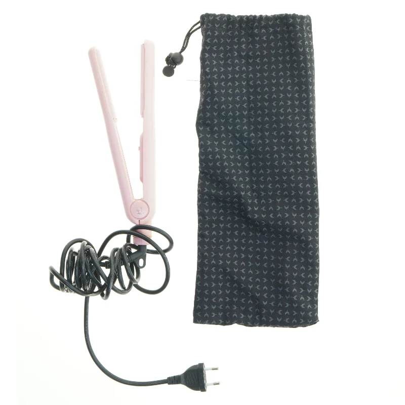 Rosa fladjern med taske fra HH SIMONSEN (str. 27 cm)