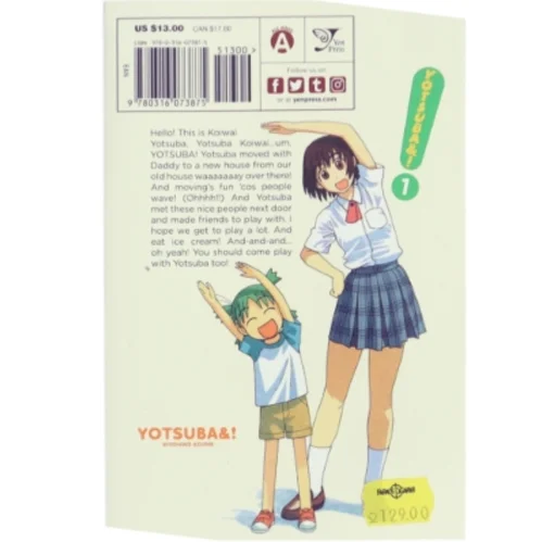 Yotsuba&! Manga, Bind 1 fra Kiyohiko Azuma