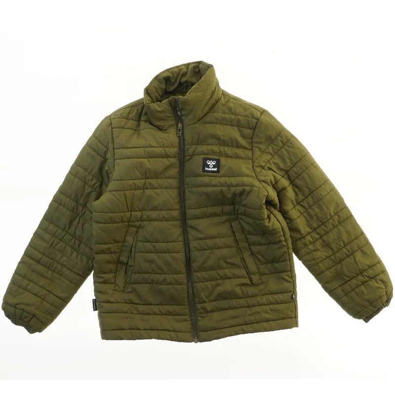 Jakke med lynlås fra Hummel (str. 146)