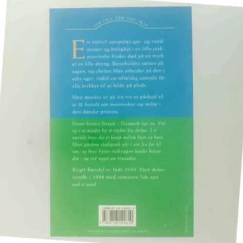 Seks uger med et mord af Birgit Rævdal (Bog)