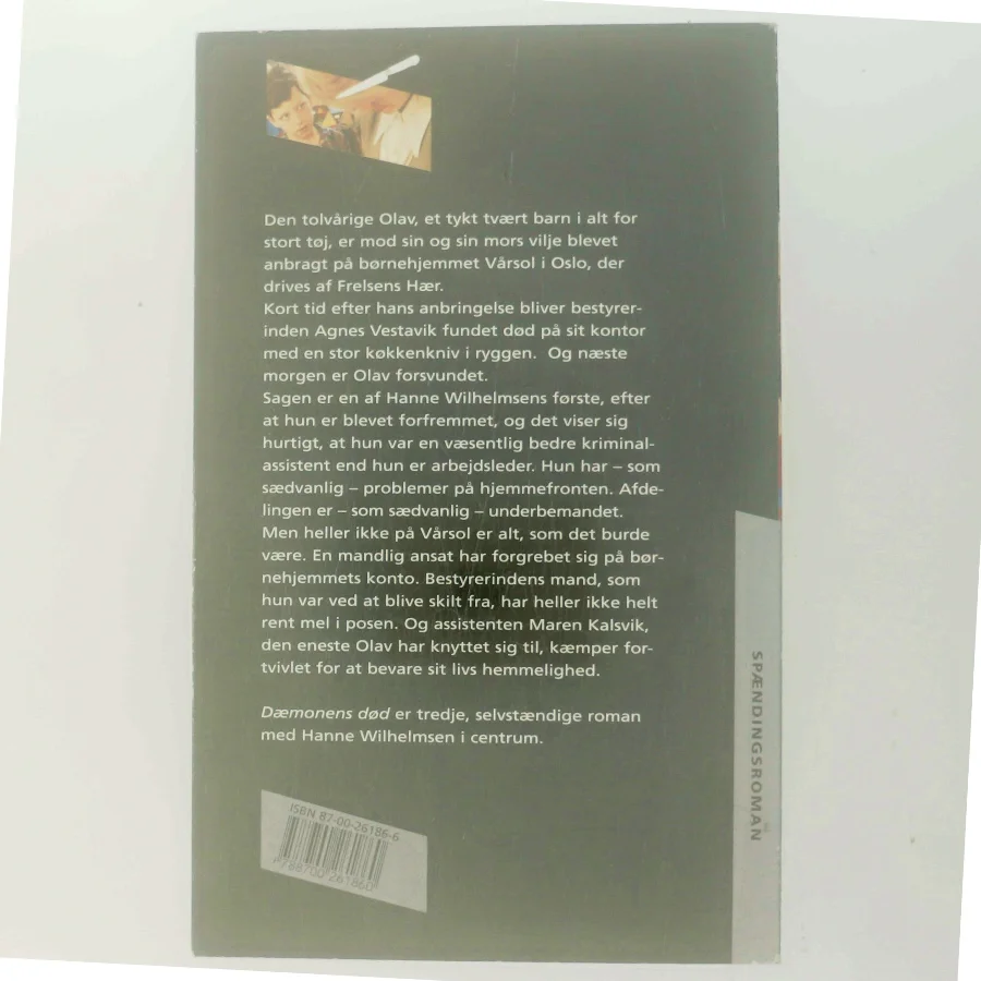 Dæmonens død : roman af Anne Holt (f. 1958-11-16) (Bog)