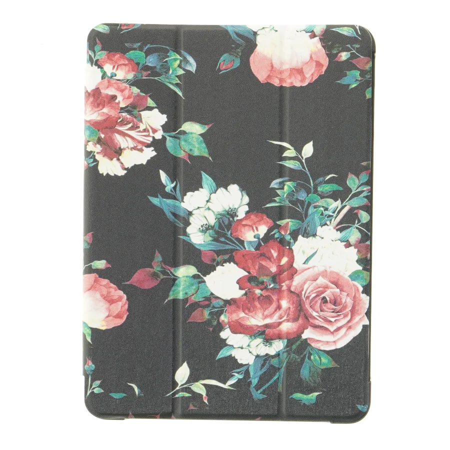 Tabletcovers med blomsterprint (str. 26 cm x. 19,5 cm)