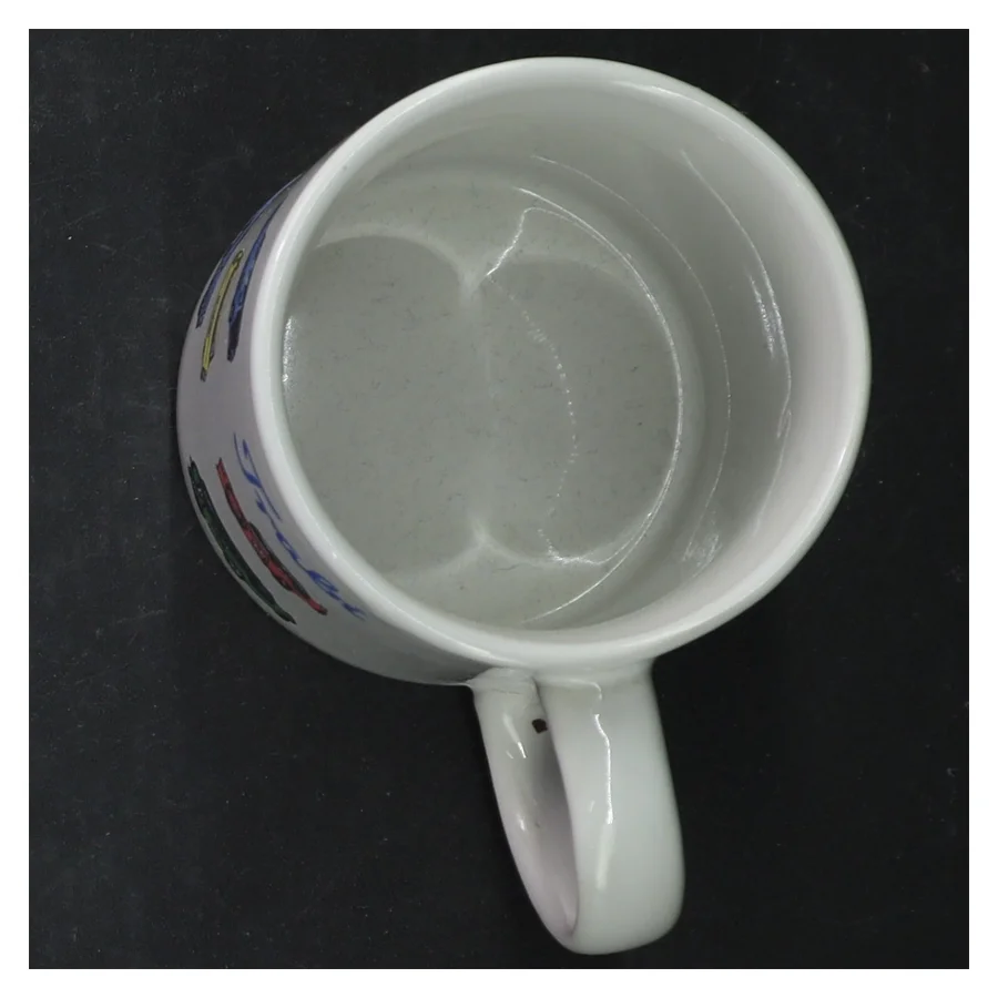 Kaffekrus med bilprint (str. 9,5 cm)