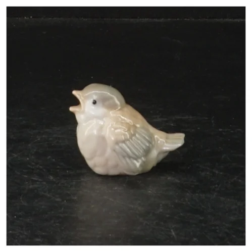 Porcelænsfigur af fugl (str. 4 cm)