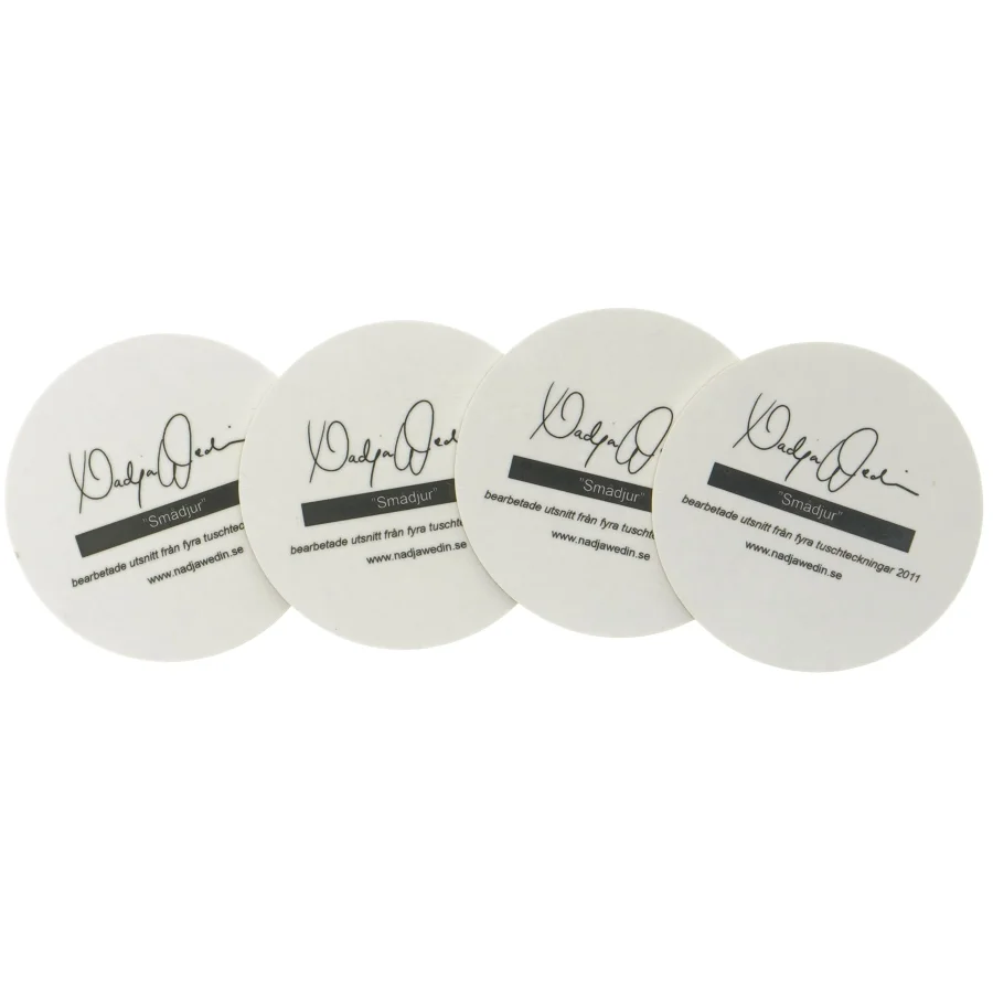 Coasters fra Sm Å Djur (str. Ø. 10 cm)