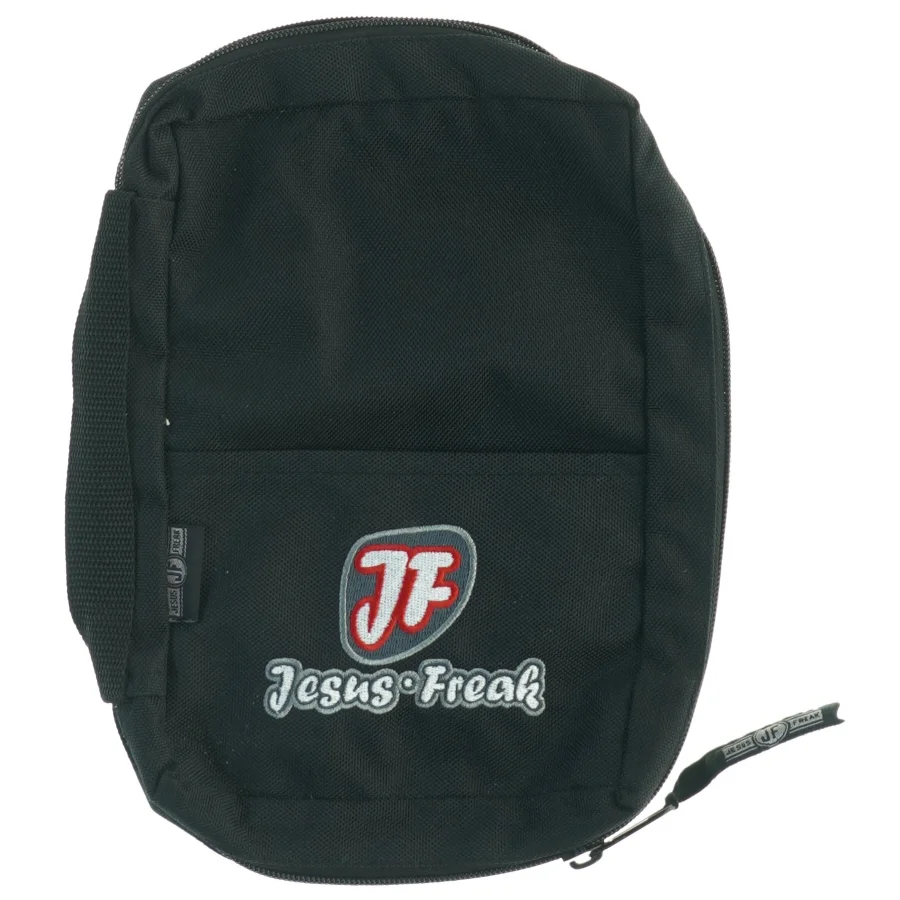 Sort 'Jesus Freak' Bibelcover (str. 27 x 21 cm)