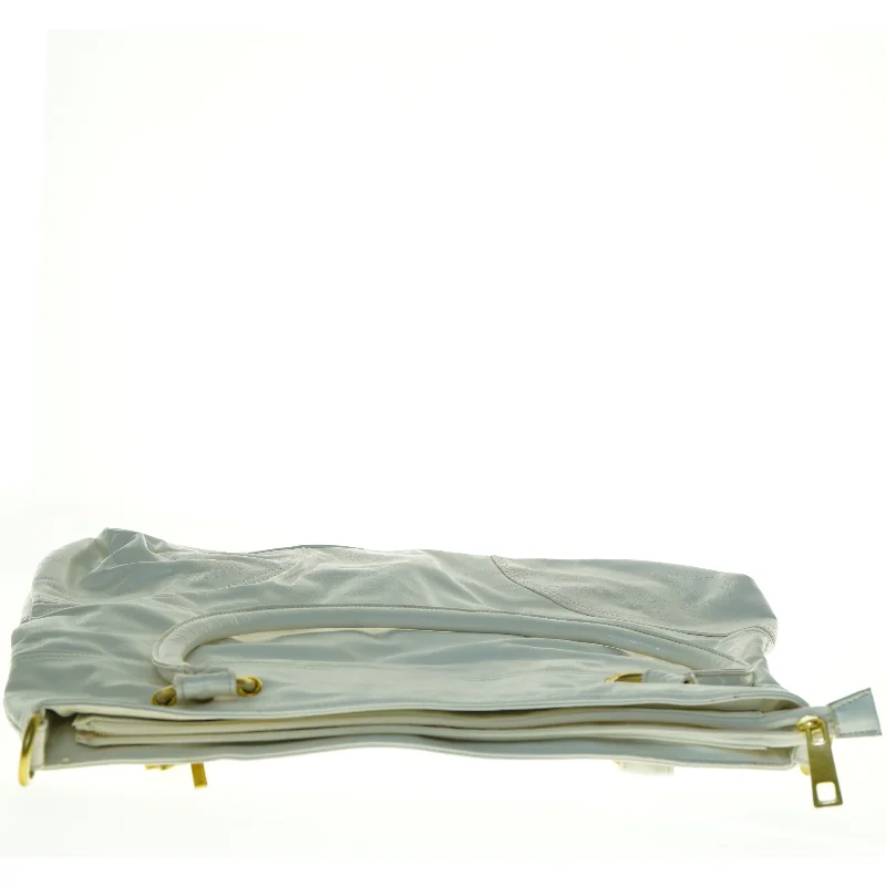 Hvid skuldertaske fra Friis og company (str. 48 x 37 cm)