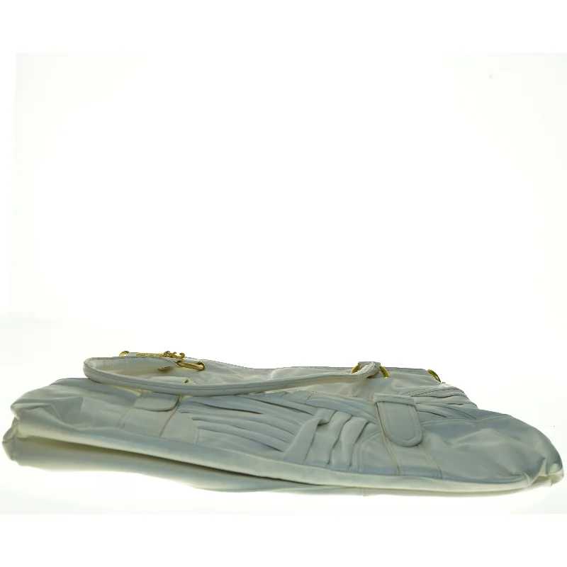 Hvid skuldertaske fra Friis og company (str. 48 x 37 cm)