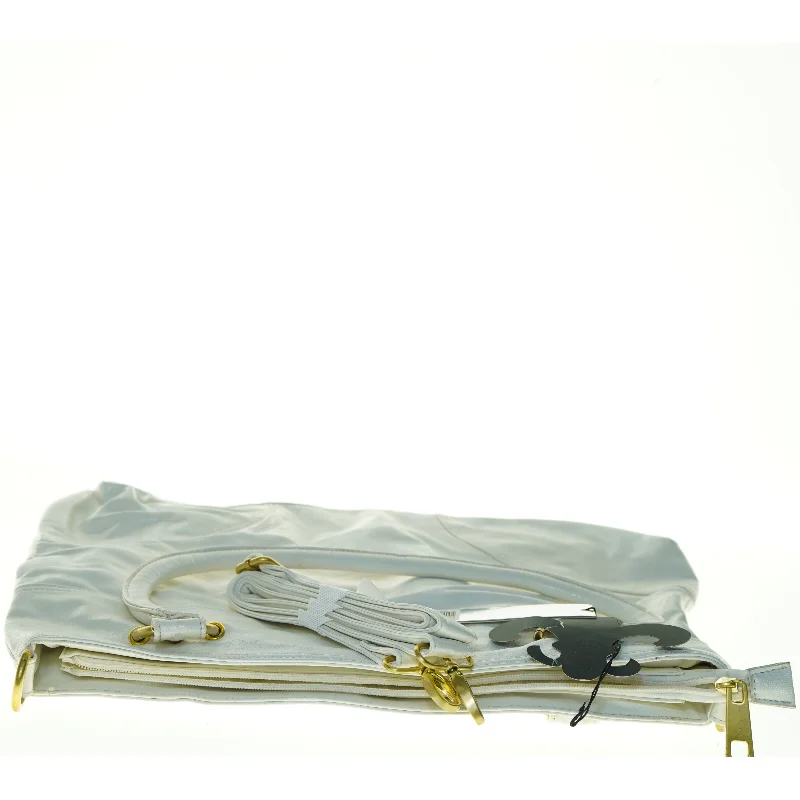 Hvid skuldertaske fra Friis og company (str. 48 x 37 cm)