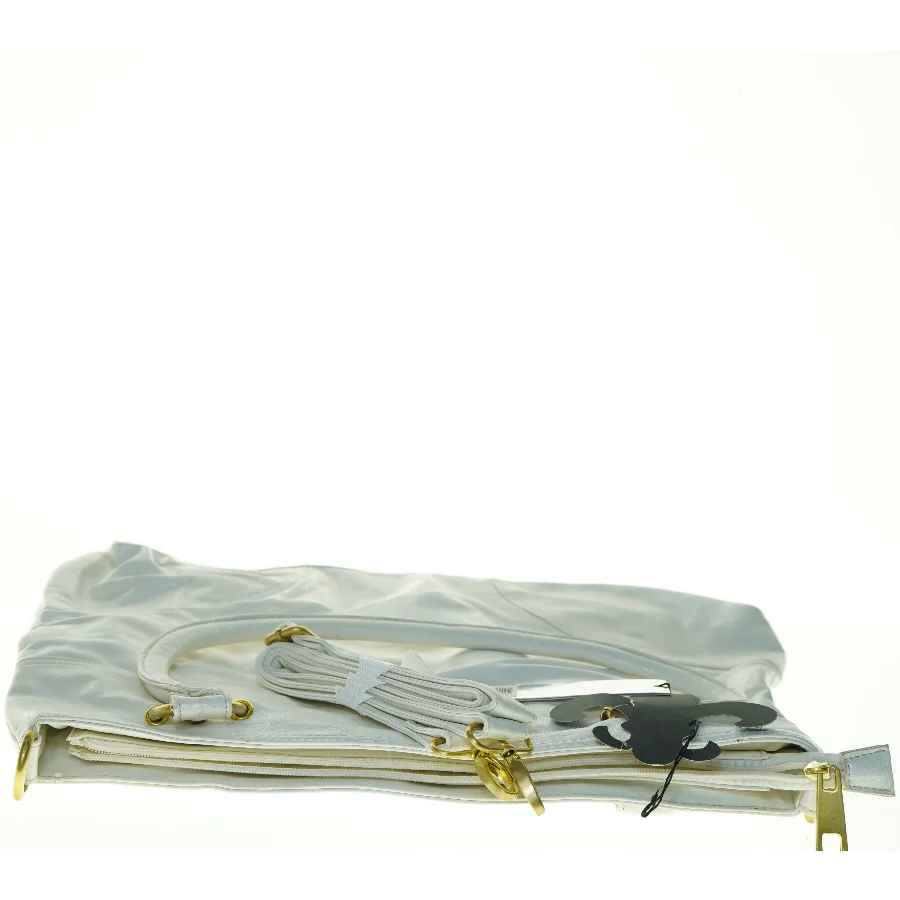 Hvid skuldertaske fra Friis og company (str. 48 x 37 cm)