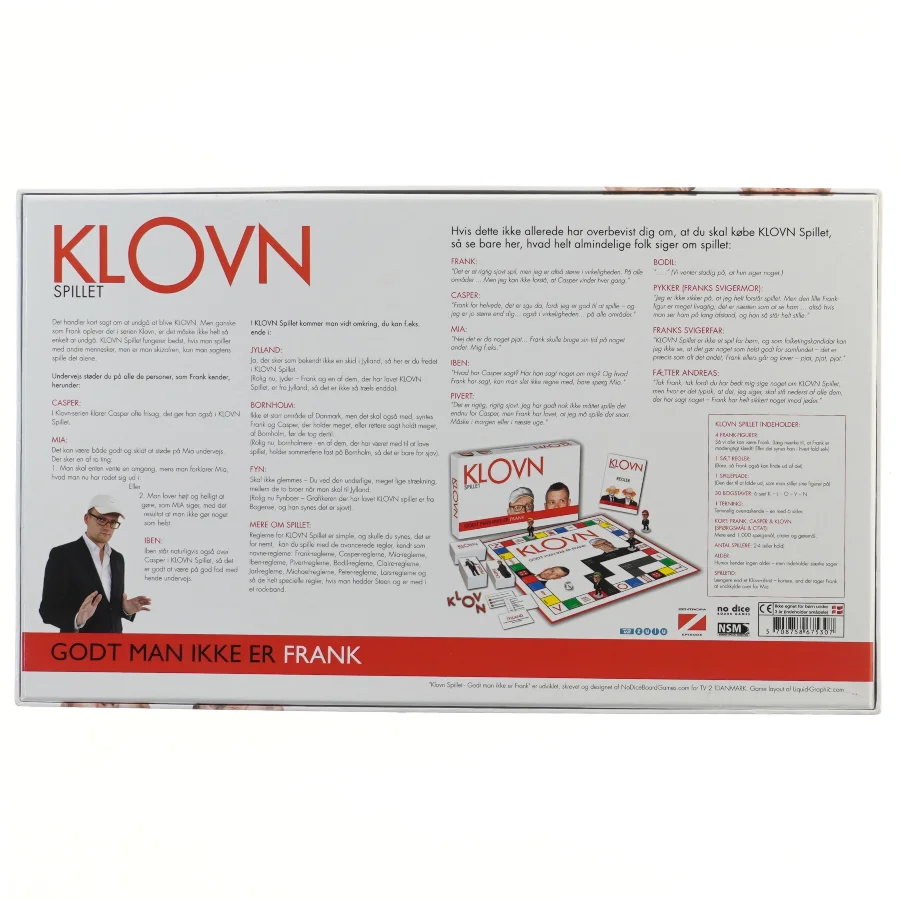 Klovn brætspil (str. 44x26,5 cm)