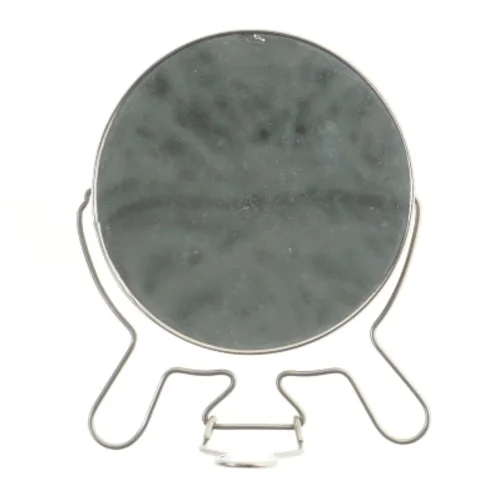 Rund spejl med metalramme (str. Ø 12 cm)