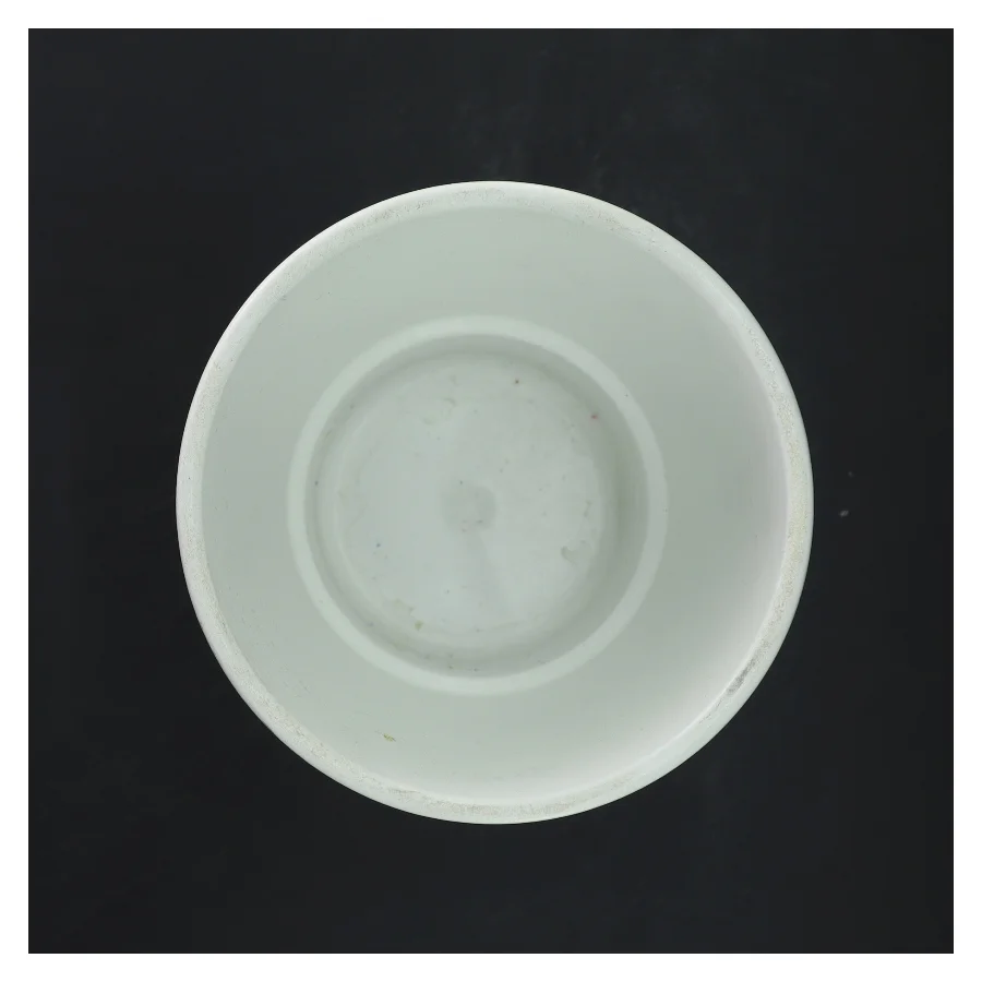 Hvid keramikvase fra IKEA (str. 20x14 cm)