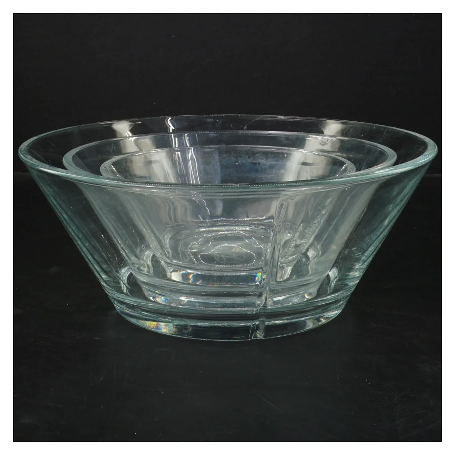 Sæt af glas skåle fra Rosendahl (str. Ø 15 og 19 og 24 cm)
