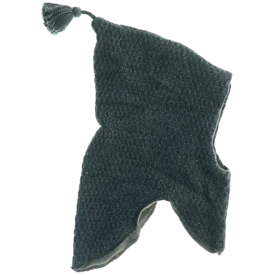 Mørkeblå elefanthue med kvast (str. 40 x 24 cm)