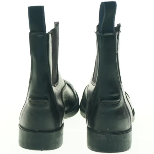 Sorte læderstøvler fra Horze (str. 34)