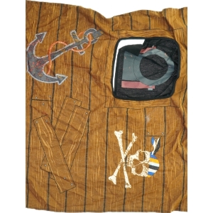 Flexa forhæng til halvhøj seng 