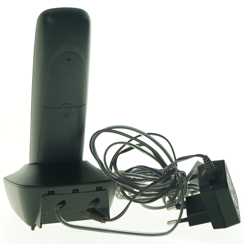 Trådløs telefon med oplader fra Panasonic (str. 18 x 9 cm)