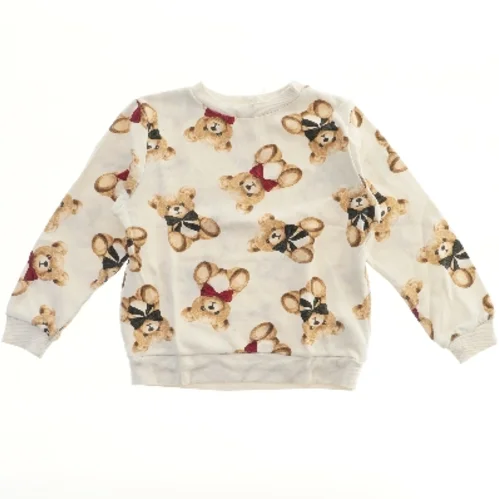 Sweatshirt med bamseprint fra H&M (str. 122)