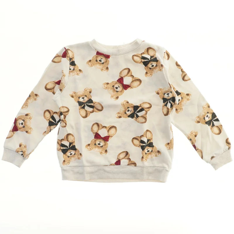 Sweatshirt med bamseprint fra H&M (str. 122)