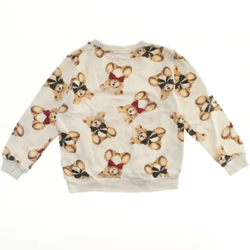 Sweatshirt med bamseprint fra H&M (str. 122)