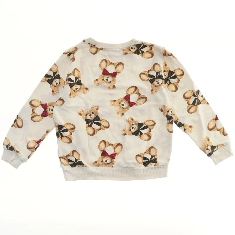 Sweatshirt med bamseprint fra H&M (str. 122)