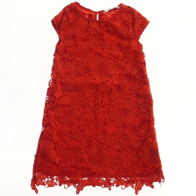 Rød Blondekjole fra H&M (str. 128)