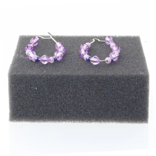 Perleøreringe (str. 4,5 x 2 cm)