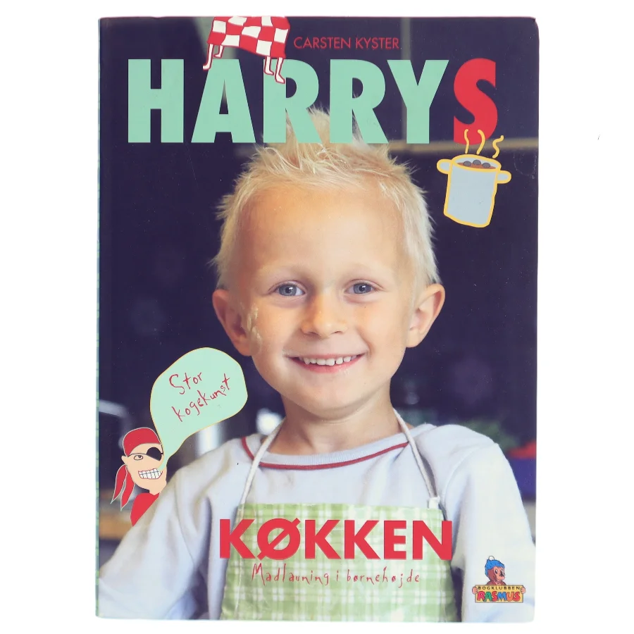 Harrys køkken : madlavning i børnehøjde af Carsten Kyster (Bog)