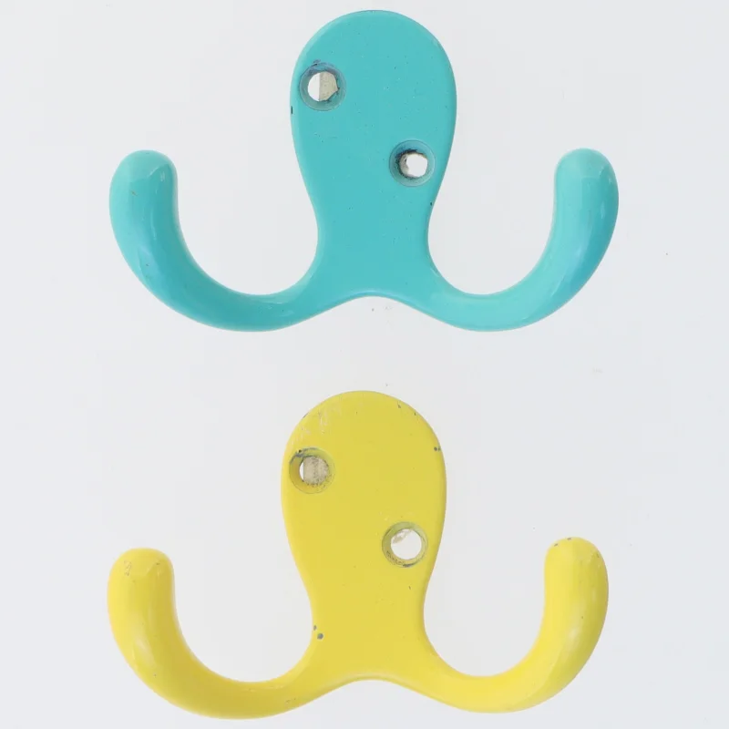 Farverige kroge (str. 7 cm)