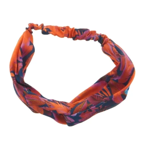 Mønstret stofhårbånd (str. Ø 18 cm)