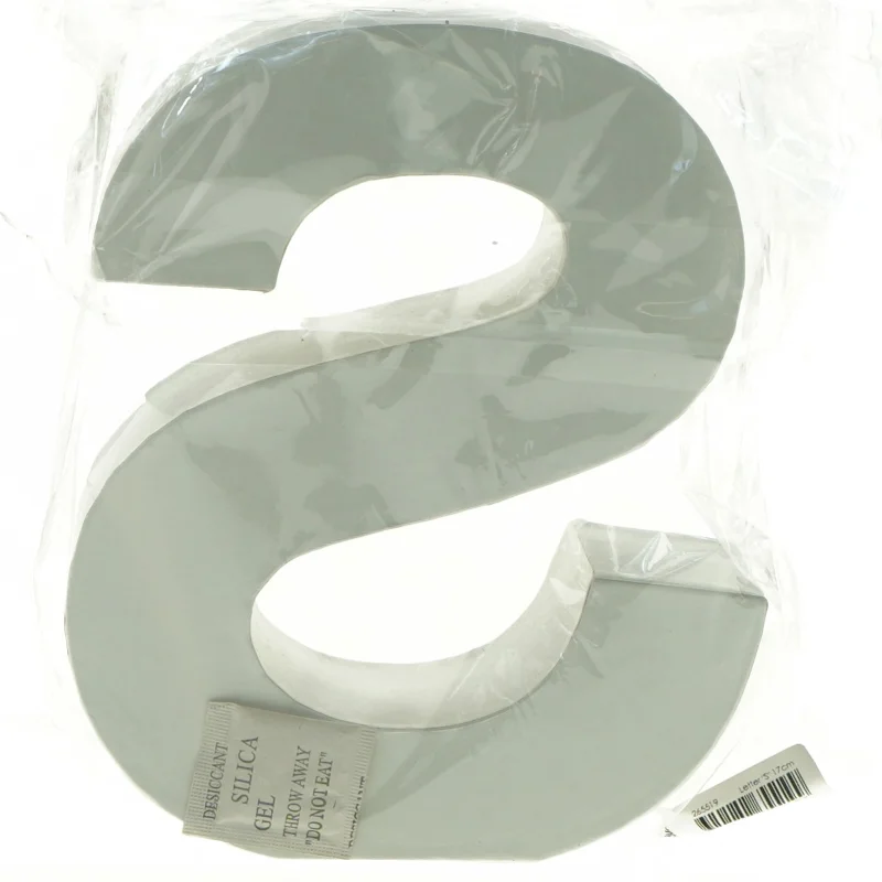 Stort dekorativt bogstav 'S' fra Panduro (str. 17 cm værker)