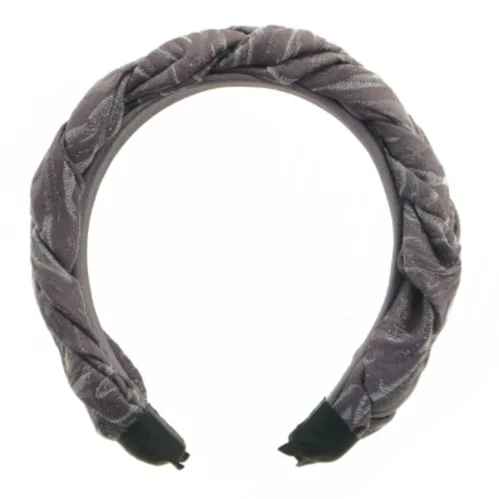 Flettet hårbøjle (str. 15,5 x 15,5 x 3,5 cm)