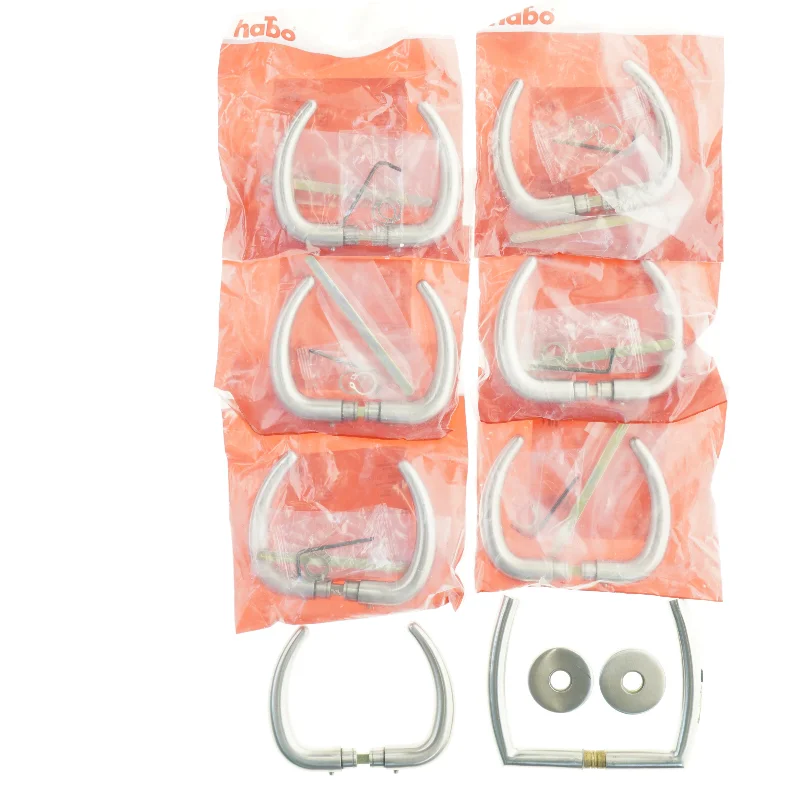 Håndtag af rustfrit stål (8 stk) fra Habo