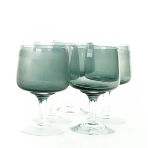 5 drikkeglas (str. 13 x 7 cm)