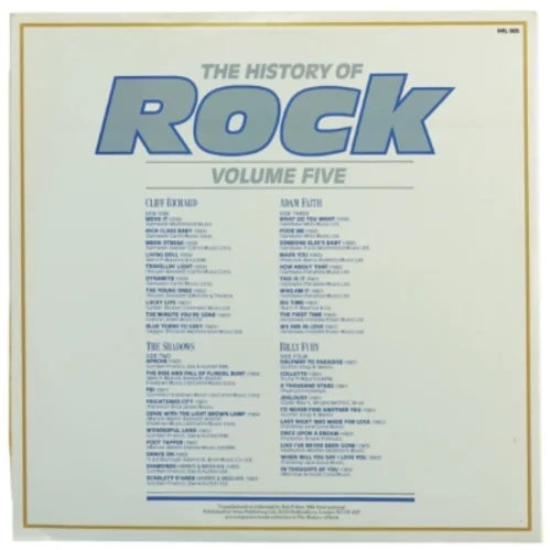 LP: The History of Rock Volume Five (str. 31 x, 31 cm)